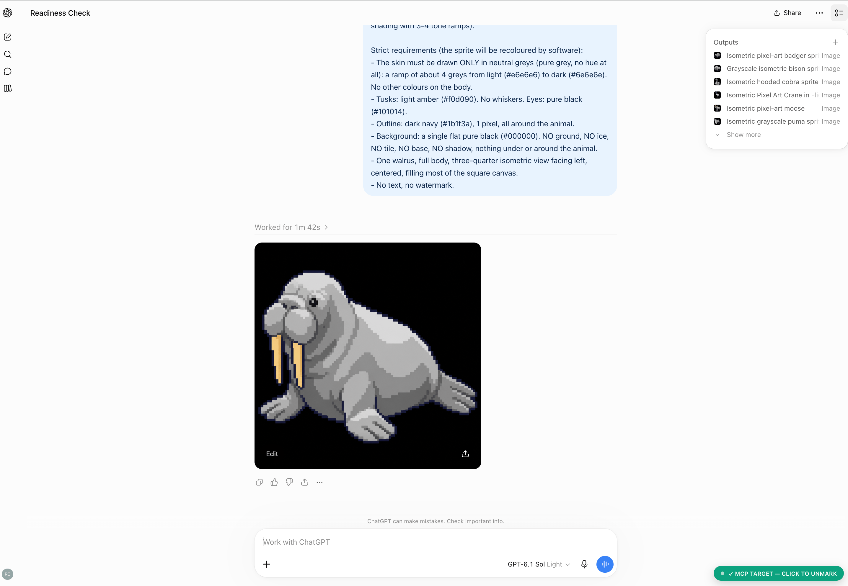 ChatGPT chat